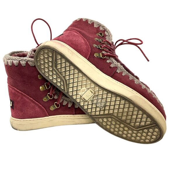 MOU Eskimo Ankle Boots Women's US Size 6 *READ*  Lace Up - Picture 10 of 10